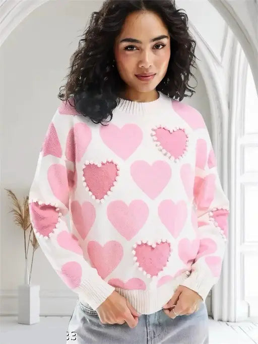 Women’s Winter Sweater – Cozy Wool & Cotton Blend Pullover, Stylish Partywear & Everyday Knitwear
