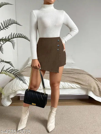 Trendy Causal Women Skirt