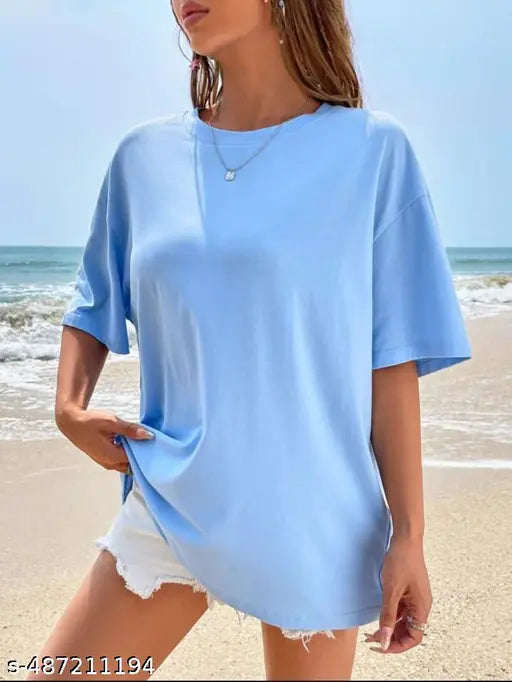 Trendy women oversize T-shirt