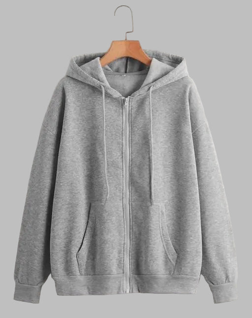 VELOMI Unisex Trendy Full-Zip Hoodie – Casual Comfort for Men & Women