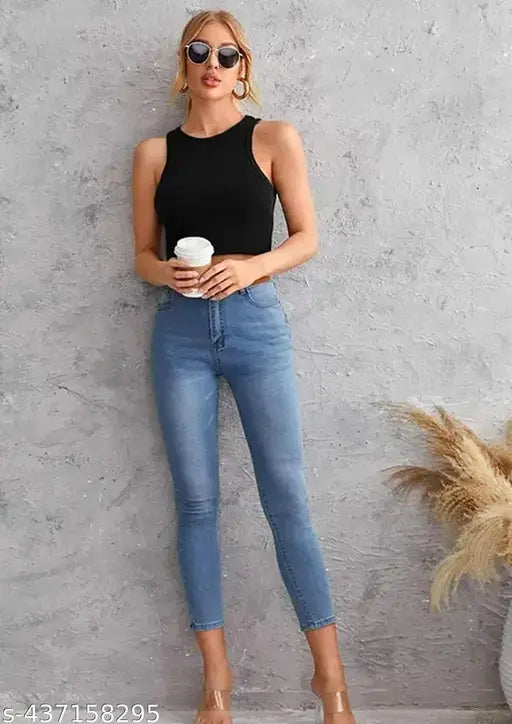 Tank top white and black tending western wear