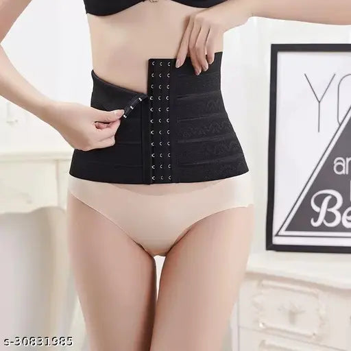 Air Breath Tummy Grip Belt Waist Trainer Trimmer and Slimming Corset Girdle with Wire Support