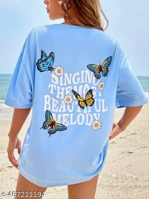 Trendy women oversize T-shirt