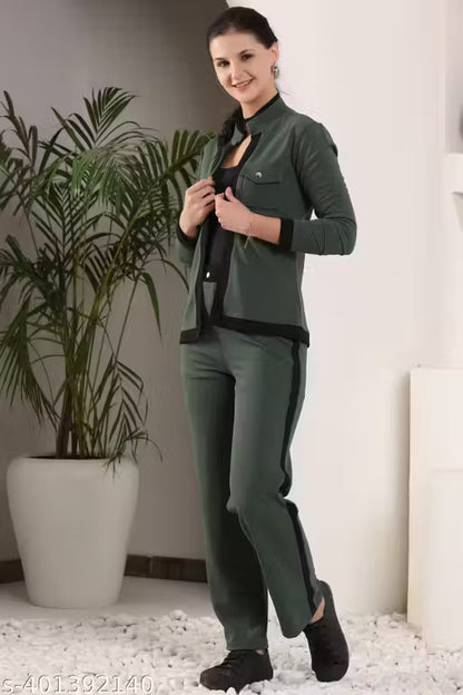 VELOMI Women’s Fashion Co-Ords Set – Stylish Top & Bottom Matching Outfit for Casual & Sport Wear