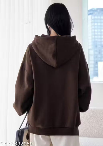 VELOMI Women’s Casual Hoodie – Loose-Fit Pullover with Drawstring Hood
