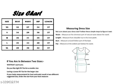 Amrityu Creation Women's And Girl's Party wear Midi Length Stretchable Drawstring Rib Fabric One Piece Midi Dress(Bodycon Dress)