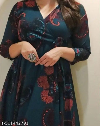 party wear maxi dress for women