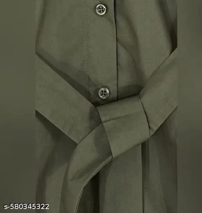 Women long shirt | Women shirt type olive | Women olive shirt | Women shirt | Women shirt type