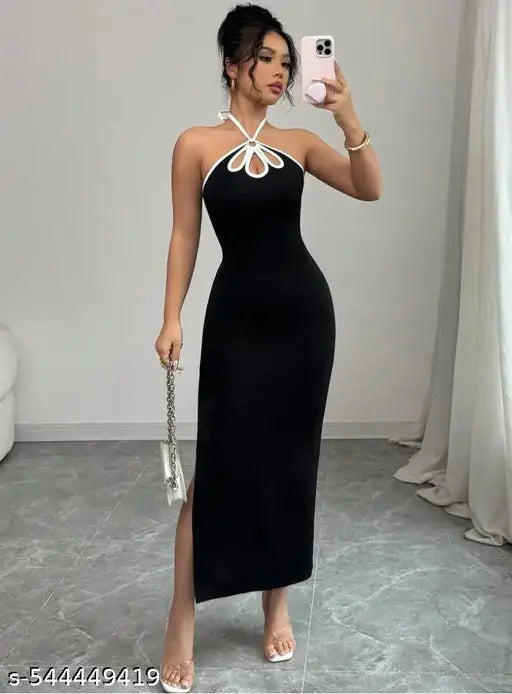 Elegant Peplum Dresses for Women Business Knee Length Vintage Bodycon Dresses