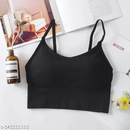 VELOMI Pack of 2 Cotton Seamless Bras – Comfortable, Lightly Padded for Daily Wear & Fitness