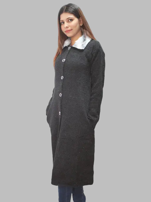 VELOMI Women’s Collar Sweater – Chic Knit Pullover with Classic Collar for Autumn & Winter