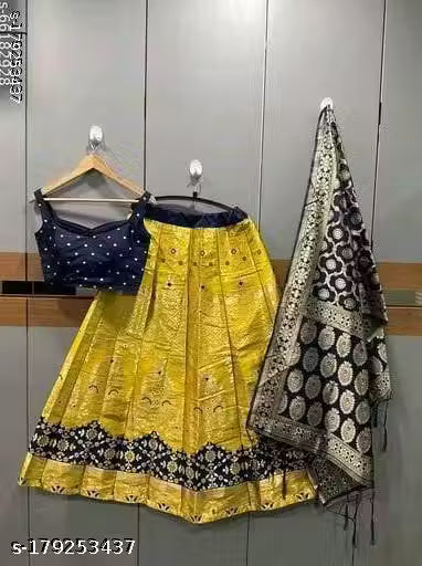 VELOMI Latest Designer Self-Pattern Lehenga Set – Festive & Party Wear