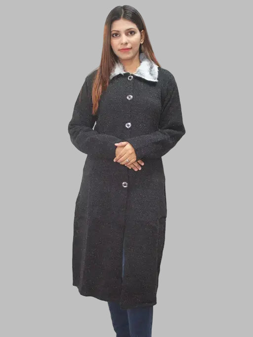 VELOMI Women’s Collar Sweater – Chic Knit Pullover with Classic Collar for Autumn & Winter