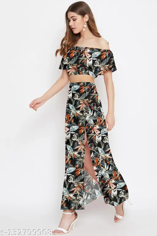 VELOMI Trendy Fashionista Women’s Two-Piece Set – Stylish Casual & Party Wear