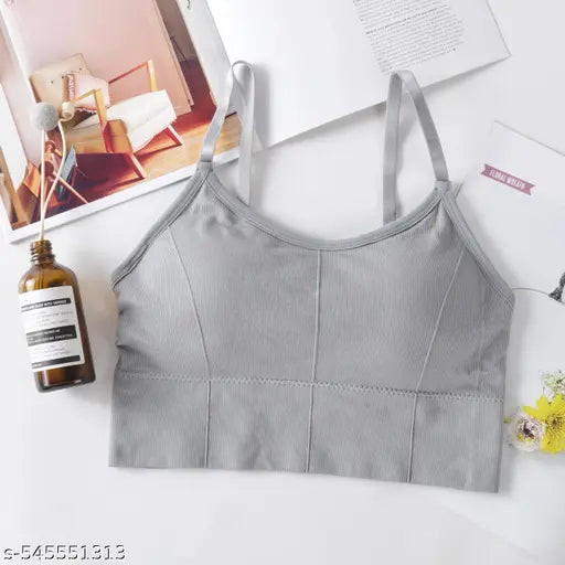 VELOMI Pack of 2 Cotton Seamless Bras – Comfortable, Lightly Padded for Daily Wear & Fitness