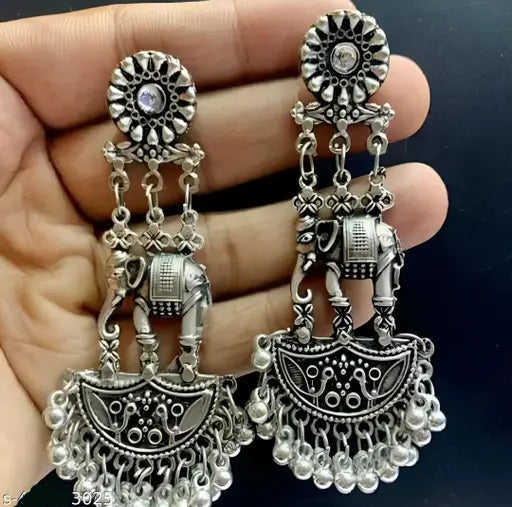 VELOMI Traditional Oxidized Earrings Combo (Pack of 4) – Perfect for Every Occasion