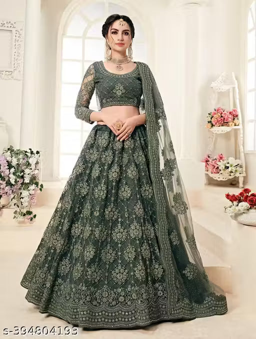 VELOMI Designer Wonder Chain Cording Lehenga Set – Festive & Wedding Wear