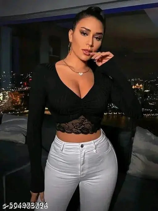 STYLISH V SHAPE TOP FOR GIRLS