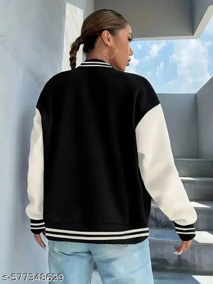 VELOMI Trendy Women’s Basketball Jacket – Cozy & Sporty Winter Wear