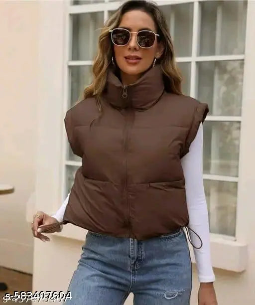 VELOMI Women’s Trendy Puffer Vest – Stylish Lightweight Jacket